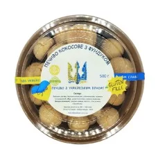 NATURAL PRODUCT ПЕЧИВО КОКОСОВЕ З ФУНДУКОМ 500ГР